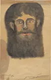 Studienkopf“. 1920er-Jahre by Adalbert Trillhaase, Gouache auf Transparentpapier (aus einem Skizzenblock), sold Nov 2024
