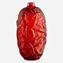 "Ronces" vase by Lalique, France, sold May 2019