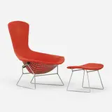 Harry Bertoia, Bird chair and ottoman