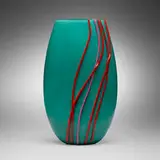 Gianni Versace, Funky vase, 1999, glass with applied details