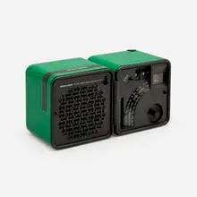 TS 505 radio by Marco Zanuso and Richard Sapper, 1976, plastic, aluminum, sold Jul 2024