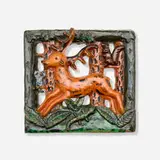 Walter Bosse, Tile, c. 1940, glazed terracotta