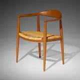 Hans J. Wegner, The Chair, teak, cane