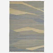 Contemporary, Flatweave carpet, hand-woven wool