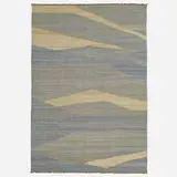 Contemporary, Flatweave carpet, hand-woven wool