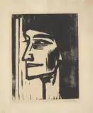 Emil Nolde, Jestri, 1917, Holzschnitt auf Velin