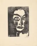 Emil Nolde, Frauenbild, 1917, Holzschnitt auf Velin