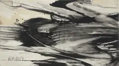 Ohne Titel by Karl Otto Götz, 1958, Gouache auf Karton, sold Apr 2025