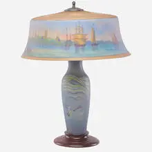 Large table lamp by Pairpoint, sold May 2019