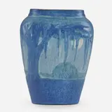 Sadie Irvine for Newcomb College Pottery, Scenic vase
