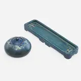 Henrietta Bailey for Newcomb College Pottery, Inkwell and pen tray