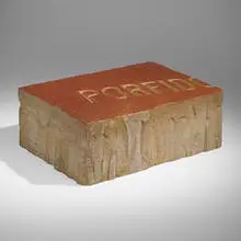 Piero Gilardi, Early Massolo coffee table, 1974, polyurethane foam and coating