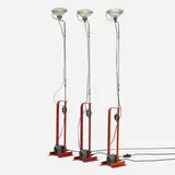 Achille & Pier Giacomo Castiglioni, Toio floor lamps, set of three