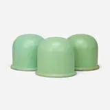 Puffo stools, set of three by Piero De Rossi, Giorgio Ceretti, Riccardo Rosso, 1968, polyurethane foam and coating, sold Jun 2024