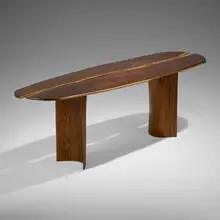 Assaggi dining table by Hugo França, 1997, pequi, sold Jun 2024