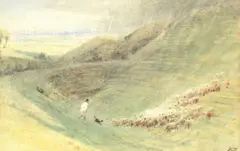 Albert Goodwin Rws, Old Sarum, Salisbury