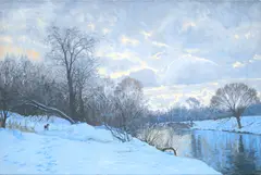 Simon Kozhin, Early spring morning by the river