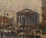 The Royal Exchange by Lucien Lièvre, sold May 2016