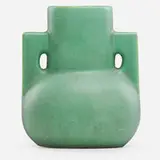 Teco Pottery, Small two-handled vase