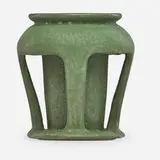 Strobl Pottery, Rare buttressed vase
