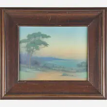 Lenore Asbury, Scenic Vellum plaque (California Coast)