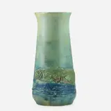 Massive Faience umbrella stand by Rookwood Pottery, sold May 2019