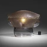 Gae Aulenti, Patroclo table lamp, 1975, mold-blown glass, metal