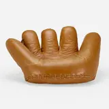 Joe chair by Donato d'Urbino and Paolo Lomazzi Jonathan de Pas, 1970, leather, brass, sold Jun 2024