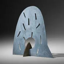 Isamu Noguchi, Atomic Haystack, galvanized steel