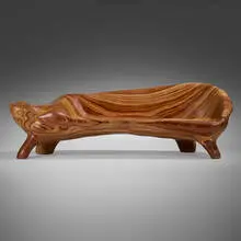 Julia Krantz, Sofá Güell, 2008, jatoba