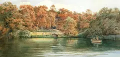 Charles Harmony Harrison, Broads scenes, a pair, both signed and dated, watercolour