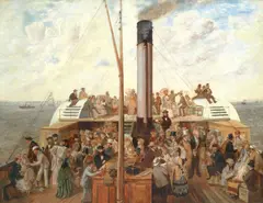 William Powell Frith, Down to Rhyl by boat
