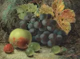 Oliver Clare, Still lifes of fruit, a pair, both signed, oil on canvas