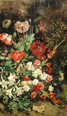 Still lifes; a pair by Julio Vila y Prades, both signed,  oil on canvas, sold May 2016