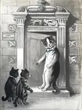 'Louis Wain's Annual Street' by Louis Wain, sold May 2016