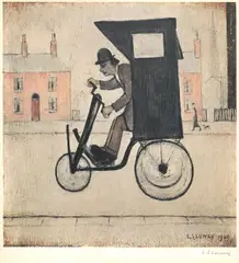 Laurence Stephen Lowry R.A., The Contraption, Offset lithograph in colours