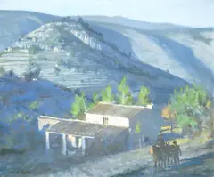 Norman Hepple Ra, 'Hill Farm, Valencia, Spain'