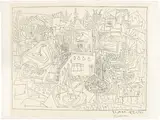 Jardins à Vallauris by Pablo Picasso, 1953, Lithografie auf Arches-Velin, sold Dec 2022
