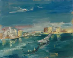 Wilhelm Kohlhoff, Venedig - Lagune, Um 1930, Öl auf Leinwand