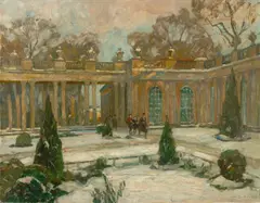 Otto Antoine, Sanssouci (Potsdam), Öl auf Leinwand