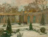 Otto Antoine, Sanssouci (Potsdam), Öl auf Leinwand