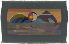 Woty Werner, Ohne Titel, 1950, Bildwirkerei aus Seide, Wolle und Baumwolle
