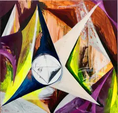 Hansjörg Dobliar, Sonic Forest, 2007, Öl, Acryl und Lack auf Leinwand