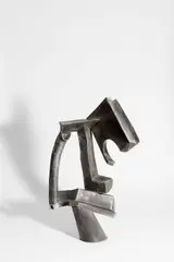 Ohne Titel by Thomas Kiesewetter, 2006, Bronze, schwarz patiniert, sold Nov 2020