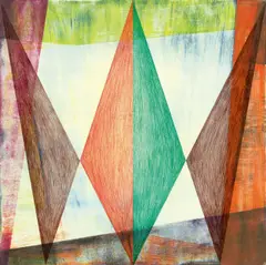 Bernd Ribbeck, Ohne Titel, 2006, Acryl und Kugelschreiber auf MDF