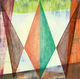 Bernd Ribbeck, Ohne Titel, 2006, Acryl und Kugelschreiber auf MDF