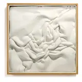 Ferdinand Spindel, Schaumstoffobjekt, 1972, Bemalter Schaumstoff in Holzbox