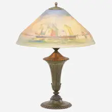 Nautical table lamp by Pairpoint, sold May 2019