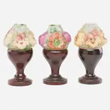 Pairpoint, Three Puffy candle lamps