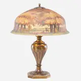 Pairpoint, Scenic table lamp, Berkeley shade